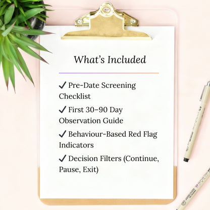 Self-Led Woman: Dating Safety Checklist