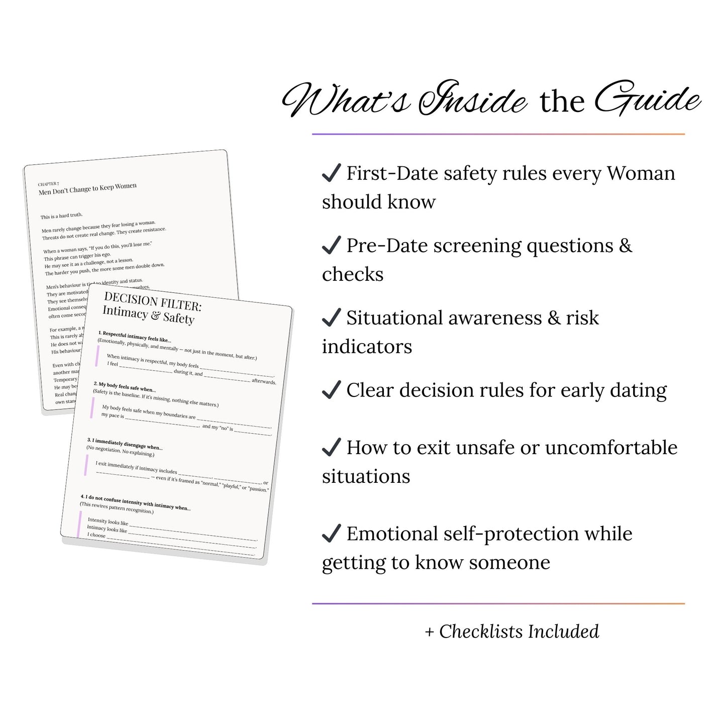 The Self-Led Dating Safety