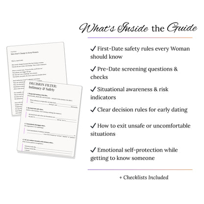 The Self-Led Dating Safety