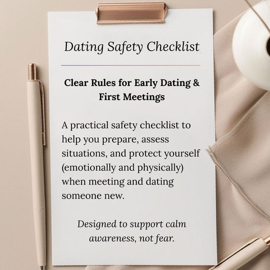 Self-Led Woman: Dating Safety Checklist
