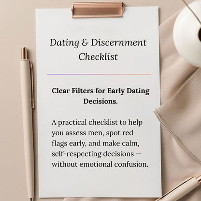 Dating & Discernment Checklist